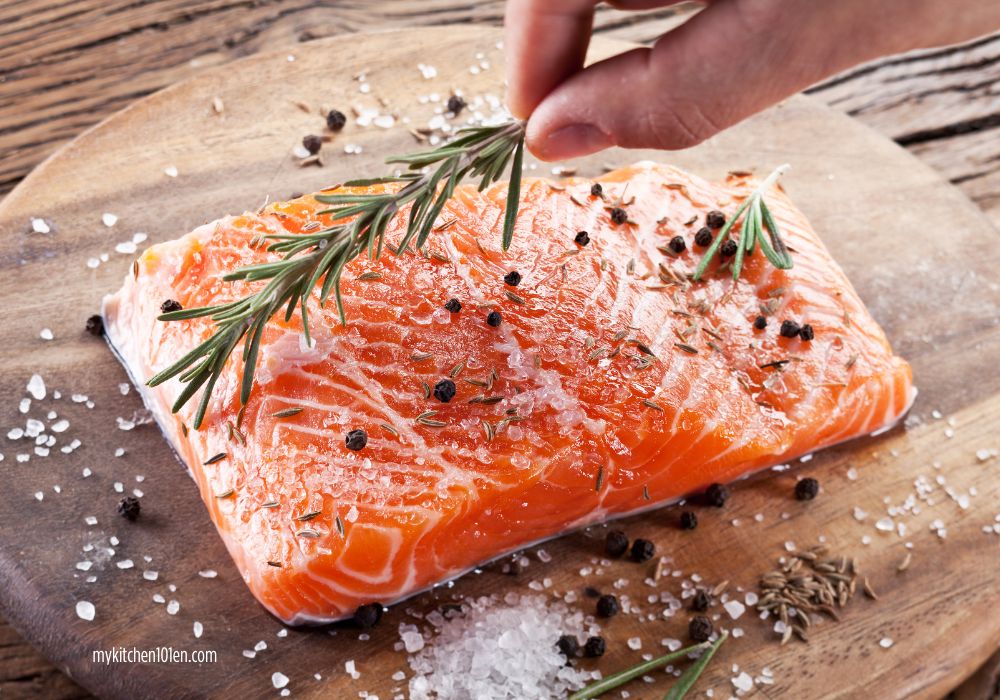 seasoning salmon