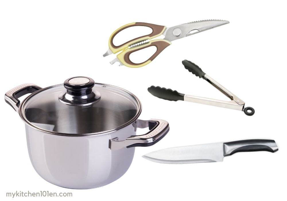 tools needed for boiling artichokes
