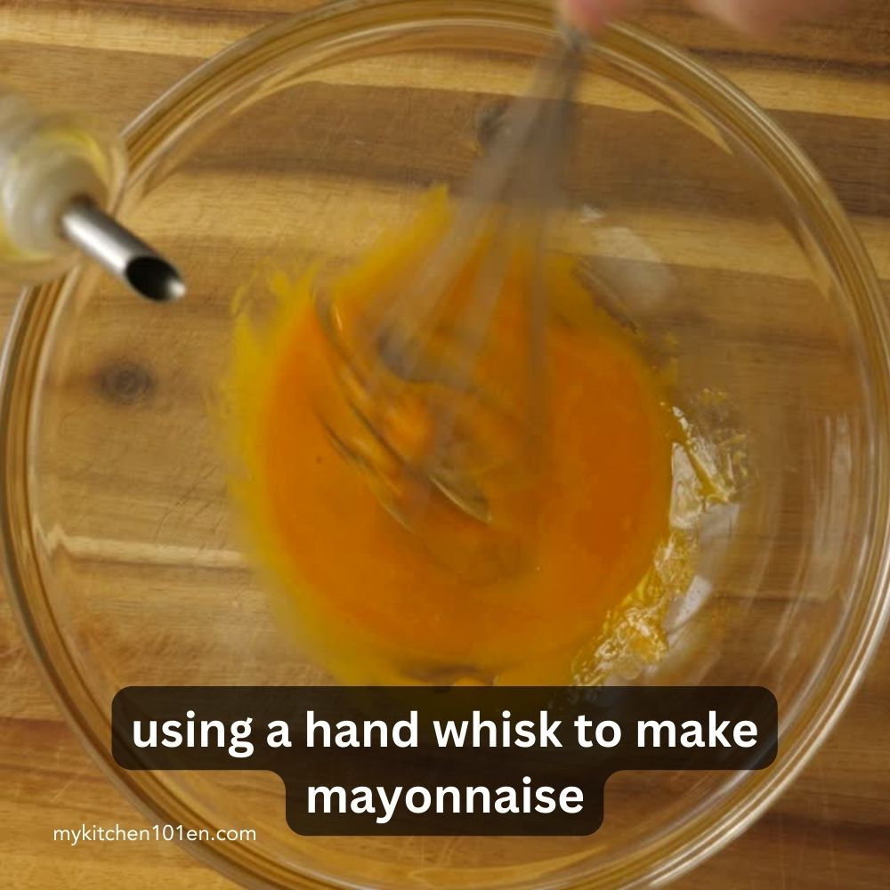 hand whisk mayonnaise