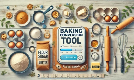 Conversion Tool for Baking and Cooking